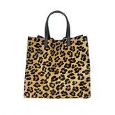 Tina -  Borsa Shopping a Mano in Cavallino Animalier
